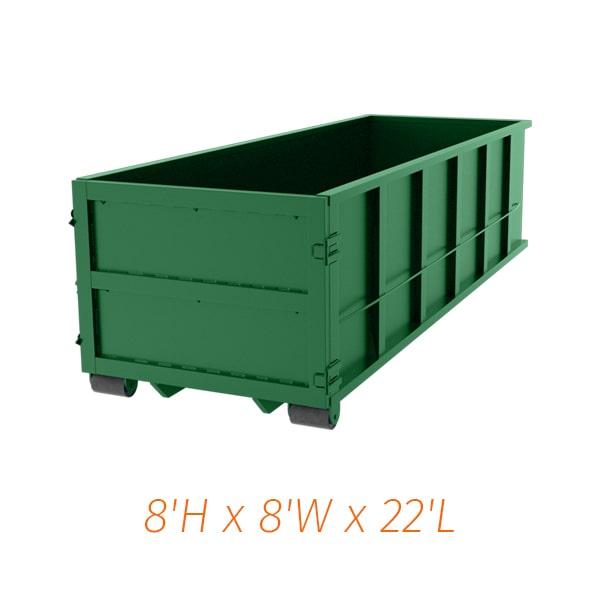 the maximum weight limit for a forty-yard dumpster is generally around 8 tons or 16,000 pounds